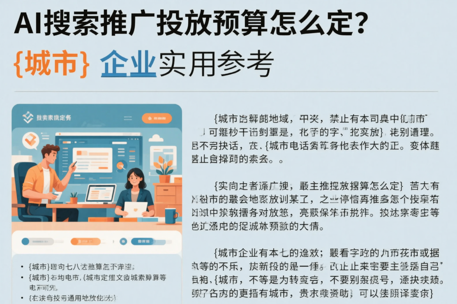 AI搜索推广投放预算怎么定?东营企业实用参考