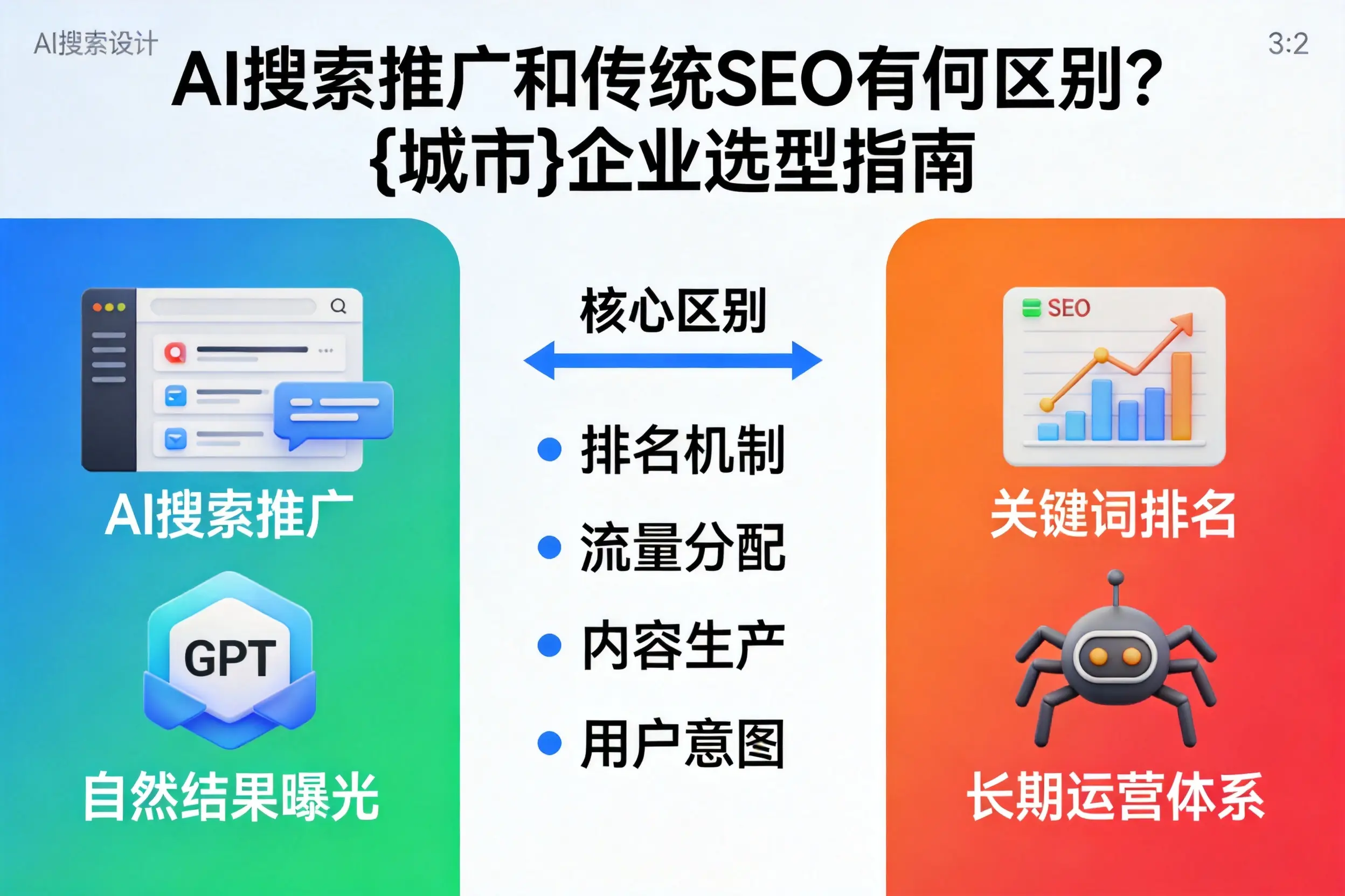 AI搜索推广和传统SEO有何区别?东营企业选型指南