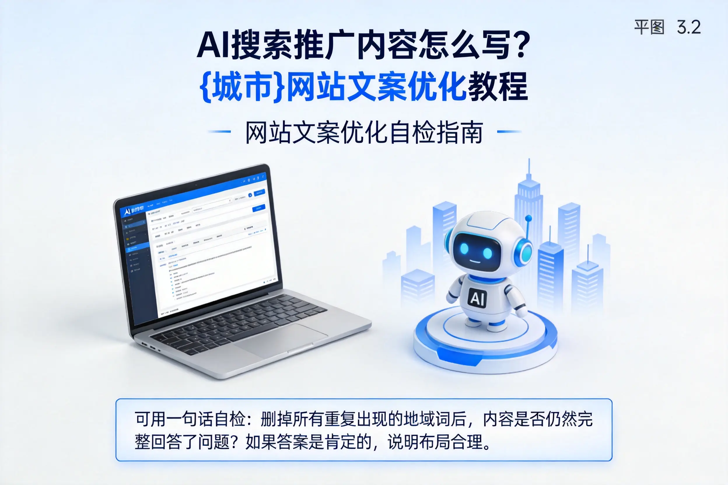 AI搜索推广内容怎么写?东营网站文案优化教程