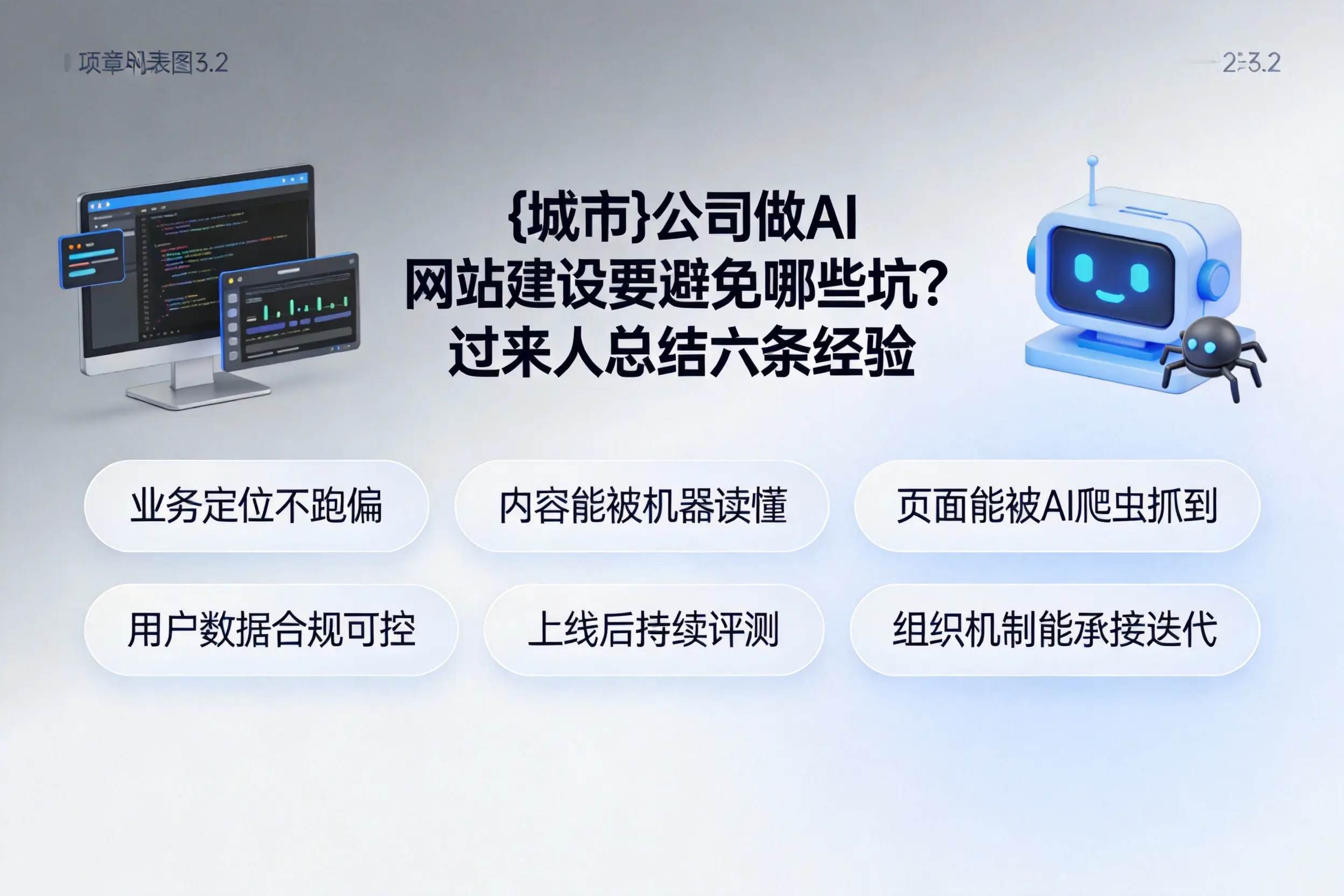东营公司做AI网站建设要避免哪些坑?过来人总结六条经验