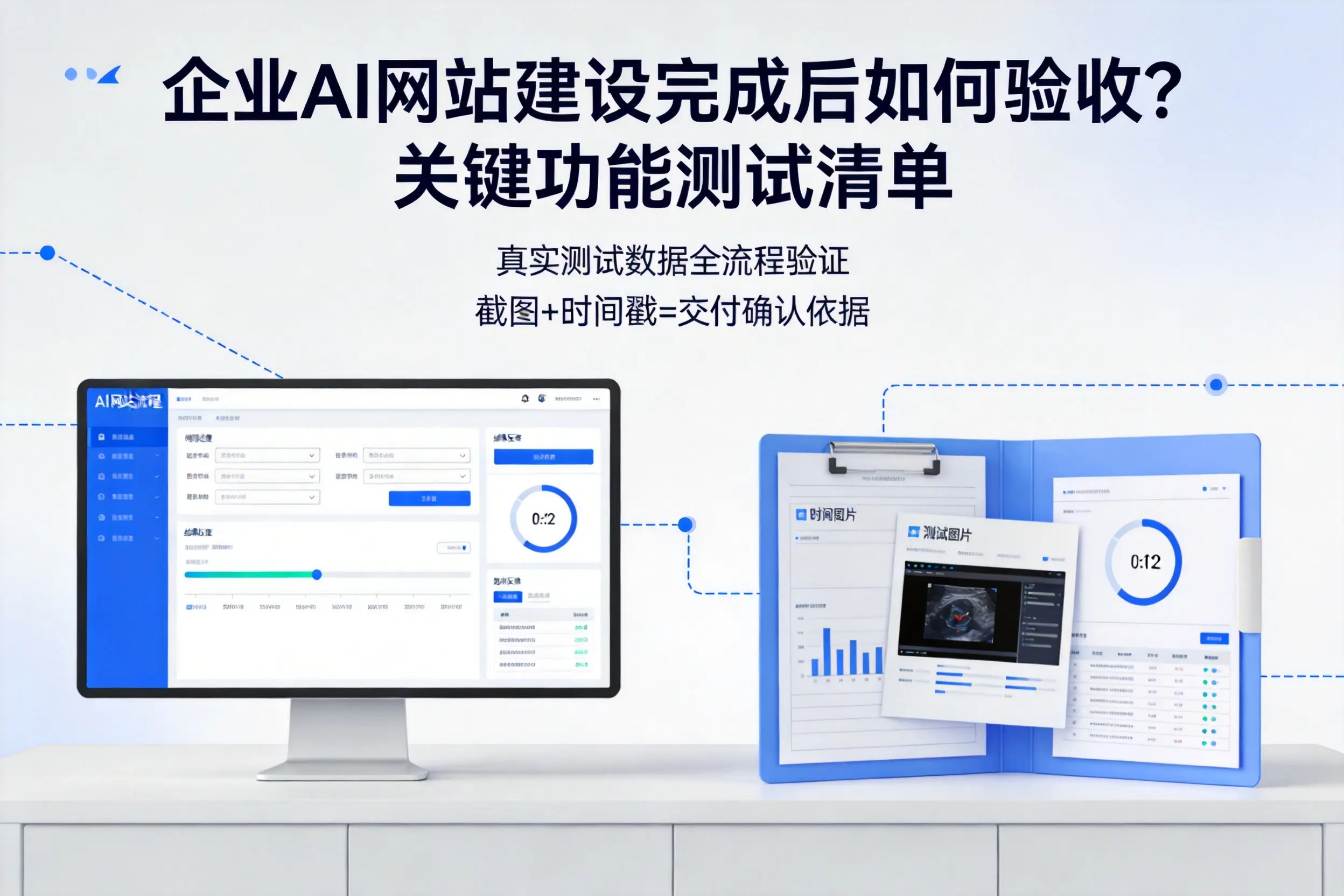 东营企业AI网站建设完成后如何验收?关键功能测试清单