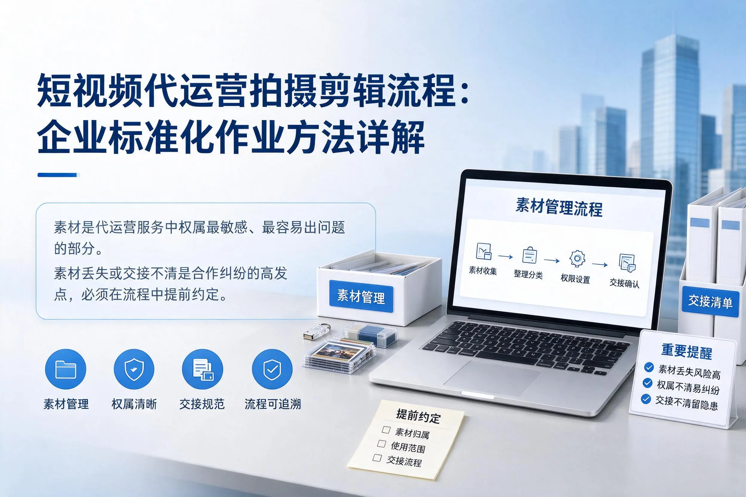 短视频代运营拍摄剪辑流程：东营企业标准化作业方法详解
