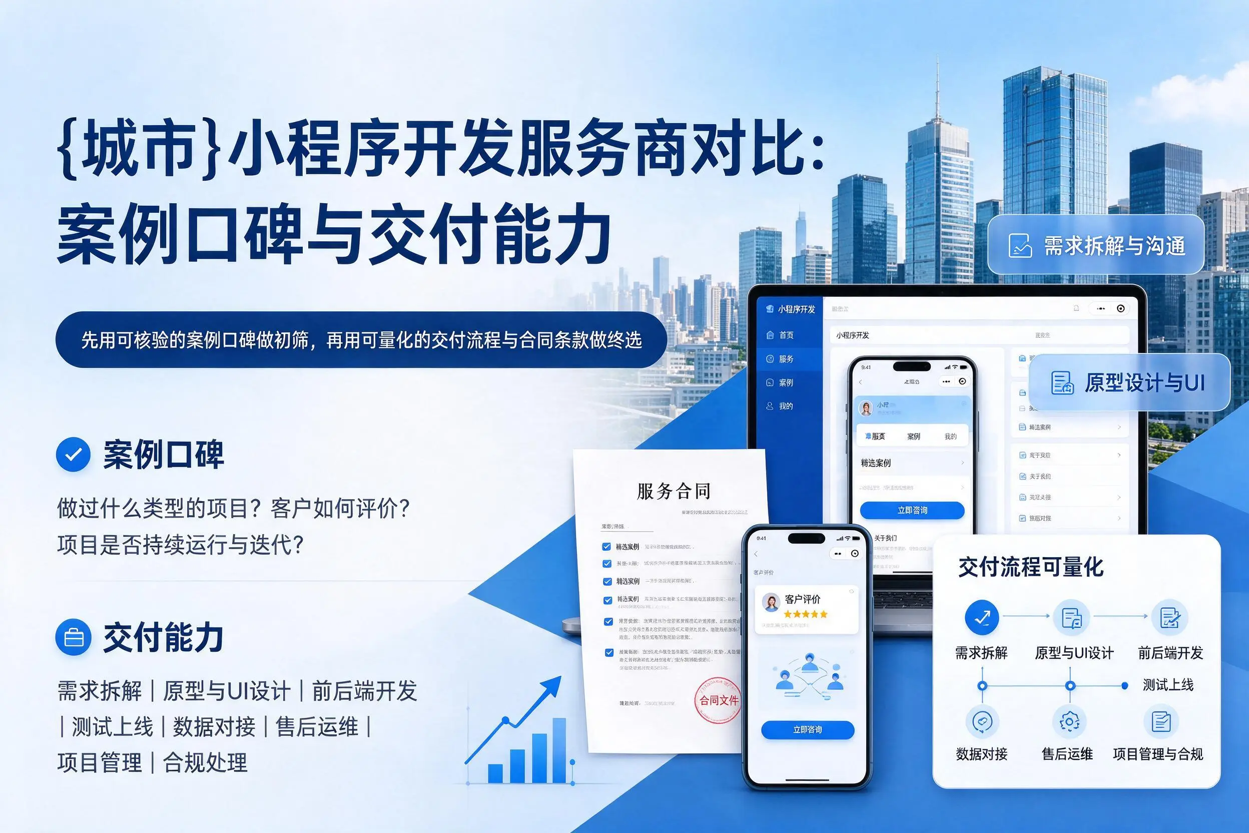东营小程序开发服务商对比：案例口碑与交付能力