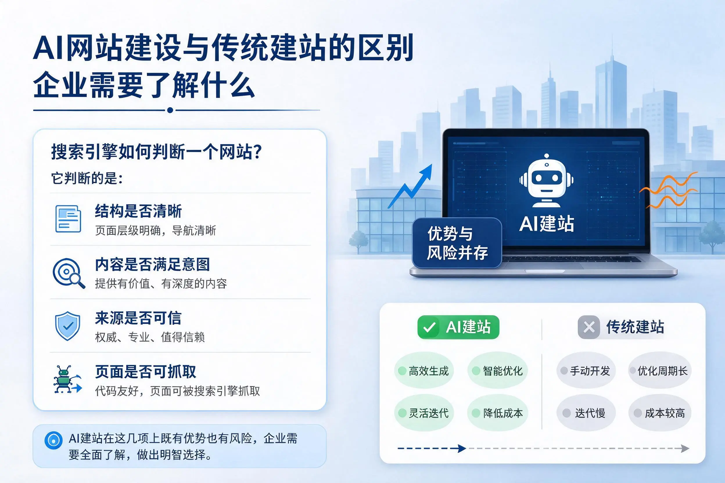 AI网站建设与传统建站的区别,东营企业需要了解什么