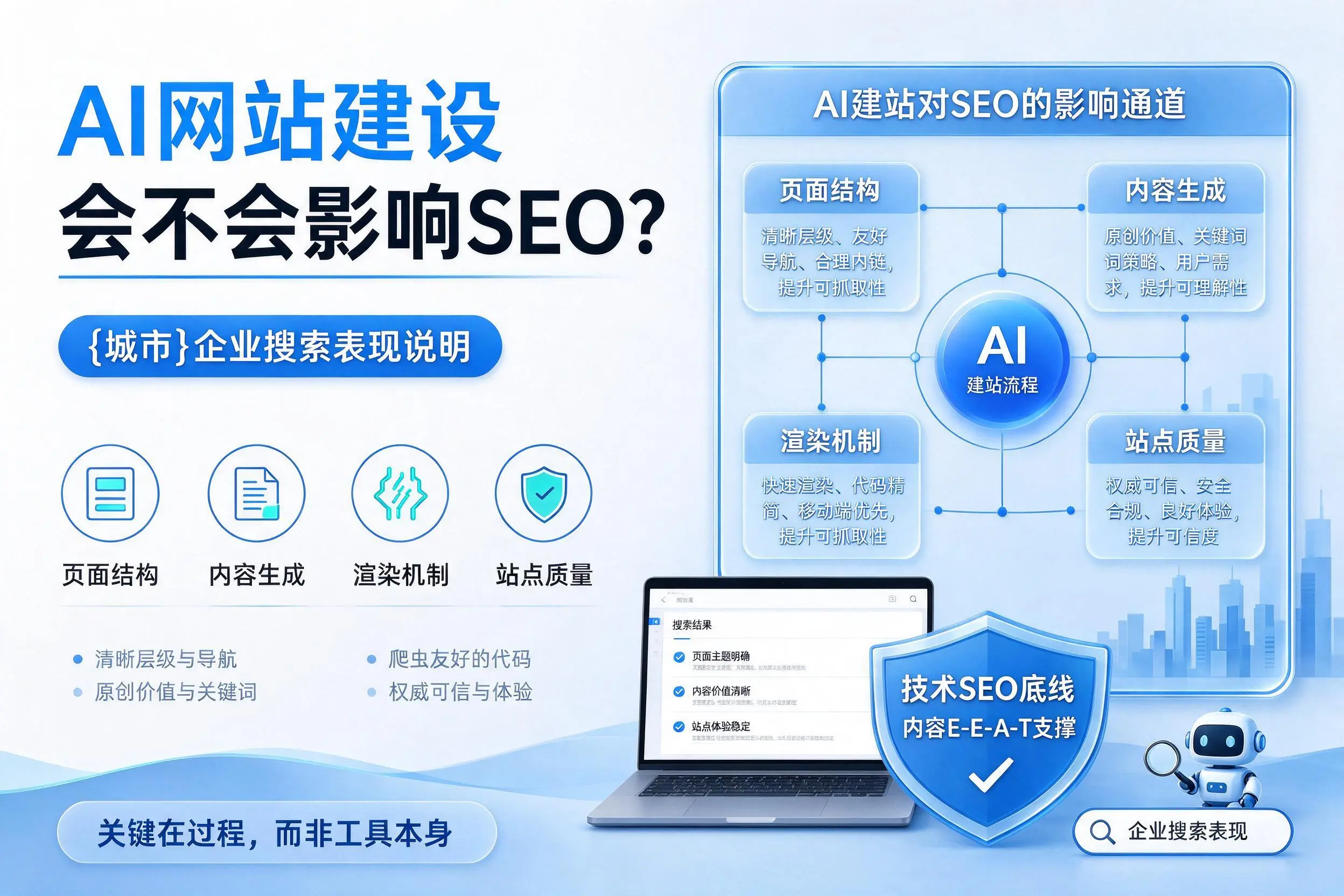 AI网站建设会不会影响SEO？东营企业搜索表现说明