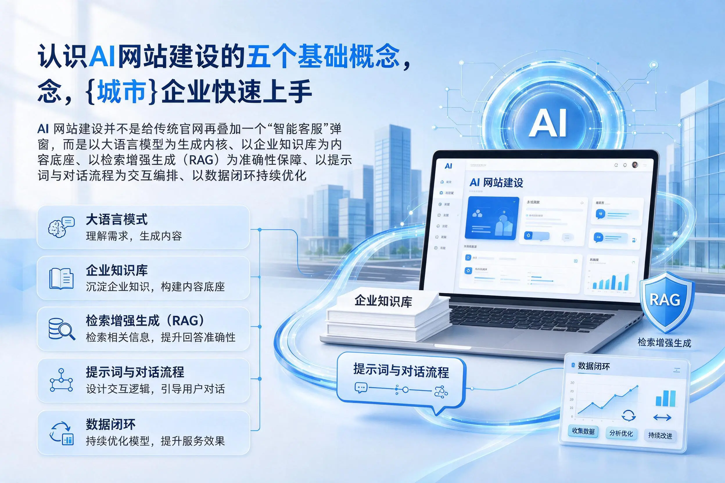 认识AI网站建设的五个基础概念，东营企业快速上手