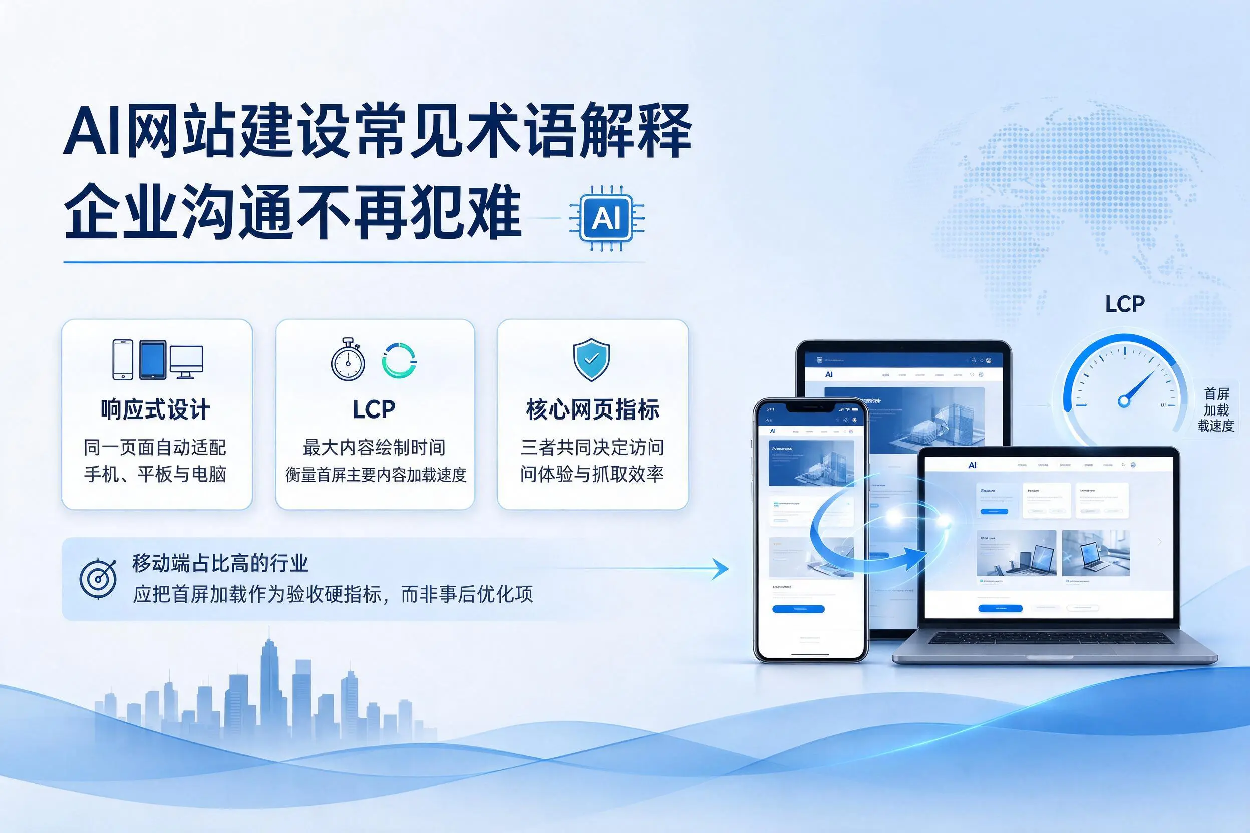 AI网站建设常见术语解释，东营企业沟通不再犯难